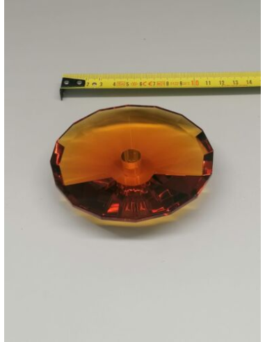 Vetro Bobeches Ambra