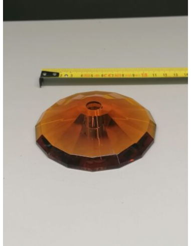 Vetro Bobeches Ambra