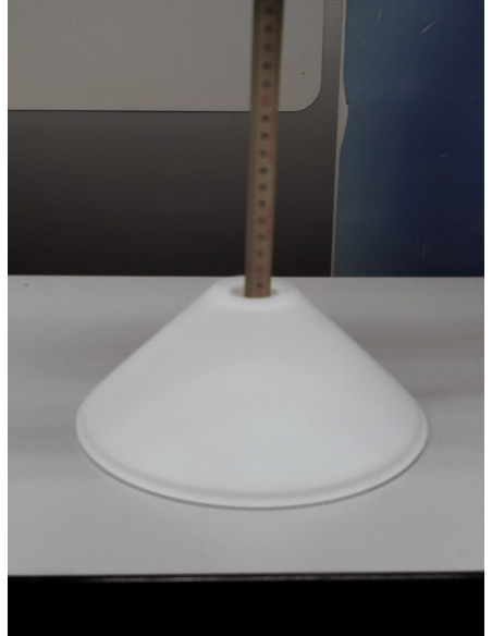 DIFFUSORE in VETRO CONICO SATINATO