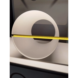 Diffusore a tronco di cono in vetro Soffiato Opale tipo FONTANA 1853 Media Ø. 32cm 2