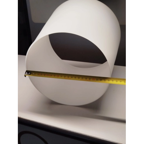 Diffusore a tronco di cono in vetro Soffiato Opale tipo FONTANA 1853 Media Ø. 32cm