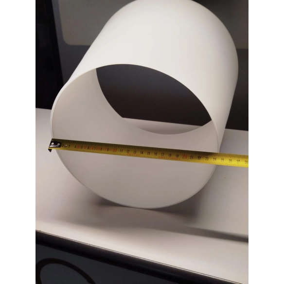 Diffusore a tronco di cono in vetro Soffiato Opale tipo FONTANA 1853 Media Ø. 32cm