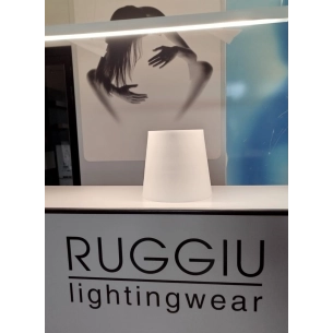 Diffusore a tronco di cono in vetro Soffiato Opale tipo FONTANA 1853 Media Ø. 32cm