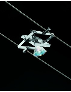 QUADRO - Faretto Orientabile Cromo Lucido