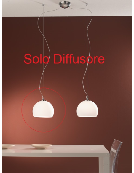 Diffusore in VETRO per serie BOLLA G1131