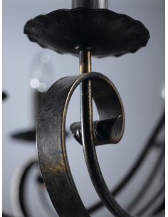 MONASTERO - Lampadario in Ferro Battuto 2